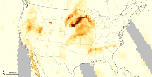 NASA measures aerosols from western fires