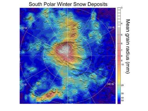 NASA observations point to 'dry ice' snowfall on Mars			