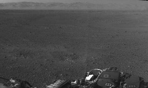 NASA released a low resolution black and white panoramic images on Wednesday