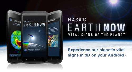 NASA's 'Earth Now' app now available for Android			
