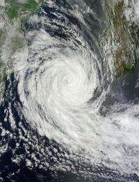 NASA sees a weakening Cyclone Funso's 'closed eye'