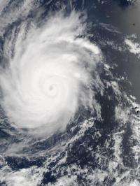 NASA sees Emilia as a Category 2 hurricane now