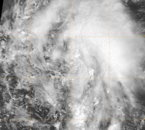 NASA sees fifteenth Atlantic tropical depression born