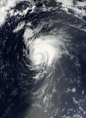 NASA sees wind shear affecting Tropical Storm Gordon