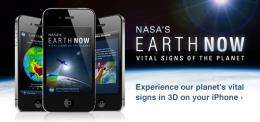 NASA's new 'Earth now' app: your world, unplugged			