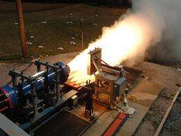 NASA sub-scale solid-rocket motor tests material for space launch system