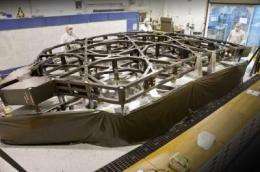NASA's Webb Telescope flight backplane section completed