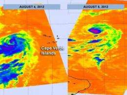 NASA watches Tropical Storm Florence develop and weaken