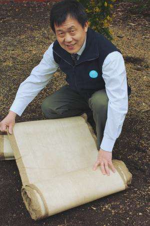 New biodegradable, linseed straw mat hoped to transform future of Australia’s agriculture and farming industries