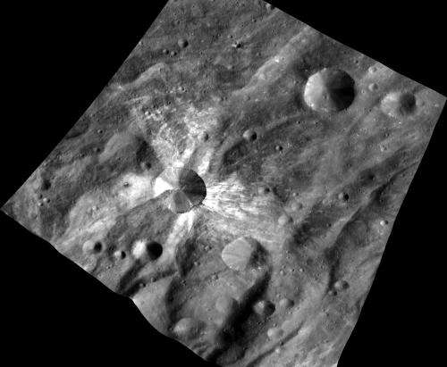 New type of 'space weathering' observed on asteroid Vesta