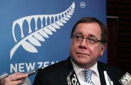 New Zealand Foreign Minister Murray McCully