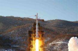 NKorea rocket launch shows young leader as gambler