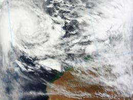 Now a cyclone, NASA sees Lua closer to a landfall in northern Australia