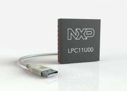 NXP ships LPC11U30 USB microcontrollers with 128 KB flash