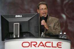 Oracle CEO Larry Ellison, pictured in San Francisco, in 2011