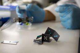Origami-inspired paper sensor could test for malaria and HIV for less than 10 cents