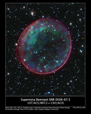 Origin of thermonuclear supernova discovered