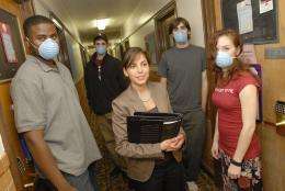 Pairing masks and hand washing could drastically slow spread of pandemic flu