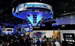 Panasonic booth at the 2012 International Consumer Electronics Show