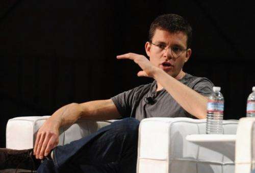PayPal co-founder Max Levchin speaks in San Francisco on September 12, 2011
