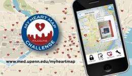 Penn Medicine contest maps 1,400 lifesaving AEDs via crowdsourcing contest fueled by smart phones