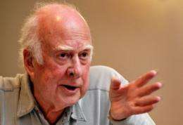 Peter Higgs, the British researcher who in 1964 laid much of the conceptual groundwork for the boson