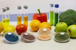 Products of biotechnological origin using vegetable and fruit by-products generated by the industry