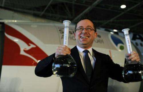 Qantas chief executive Alan Joyce says the airline has to get ready for a future not based on traditional jet fuel