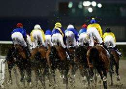 Racehorses that stay in the pack longest before breaking for the final sprint have best chance of earning prize money