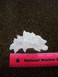 Rare supercell thunderstorm in Hawaii produces record size hailstone