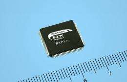 Renesas introduces 32-bit RX21A group of microcontrollers with large memory capacity and built-in A/D converter