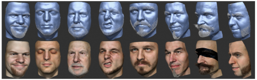 Researchers invent system for 3-D reconstruction of sparse facial hair and skin