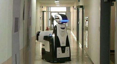 Robot guards being tested in South Korea