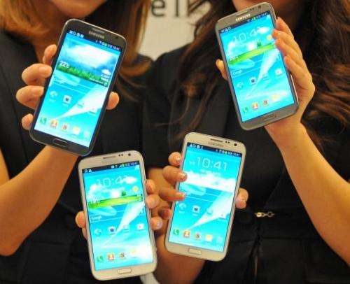 Samsung said the Galaxy Note II will eventually hit stores in 128 nations