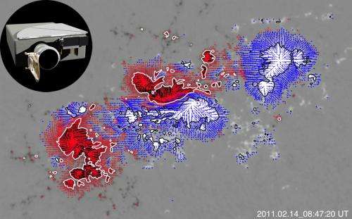 SDO helps measure magnetic fields on the sun's surface