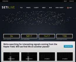 SETI launches SETILive.org to empower citizen scientists