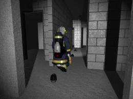 Simulating firefighting operations on a PC