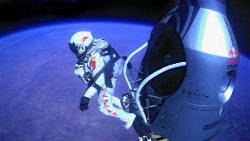 Skydiver's feat could influence spacesuit design