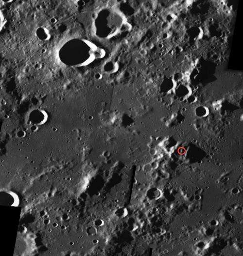 SMART crater on the Moon