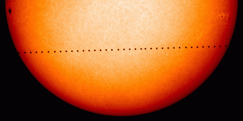 Space observations of Mercury transits yield precise solar radius