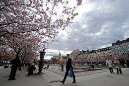 Stockholm registered its coldest June weekend in 84 years