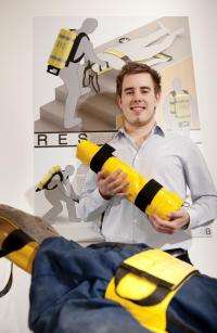 Student's 'emergency stretcher' invention could prove a lifesaver