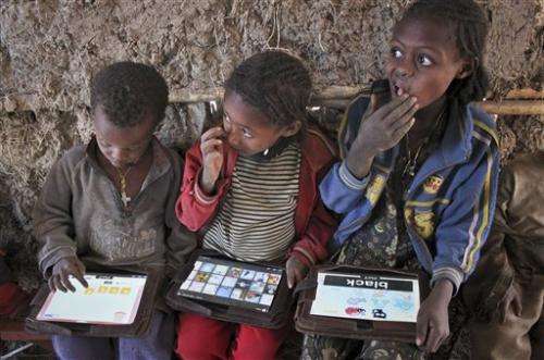 Tablet as teacher: Poor Ethiopian kids learn ABCs