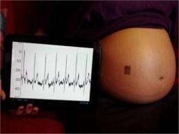 Tattoo-like devices for wireless pregnancy monitoring
