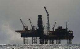 The French firm evacuated the Elgin rig off the Scottish coast because of a gas leak