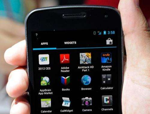 The Galaxy Nexus smarthphone