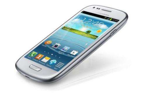 The Galaxy S III Mini has a four inch high-definition touch screen