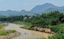 The Mekong river in Laos