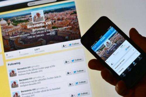 The pope already has more than 376,000 followers on his Twitter account