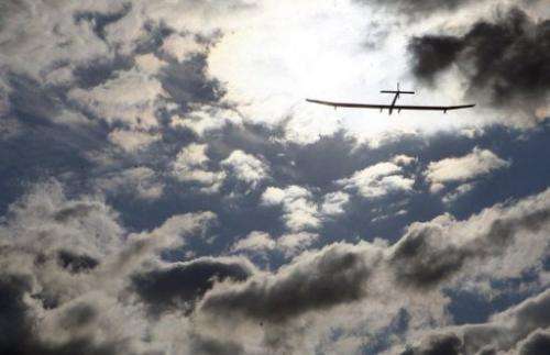 The solar-powered airplane Solar Impulse